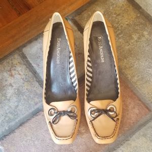 Women's high heel loafer shoes